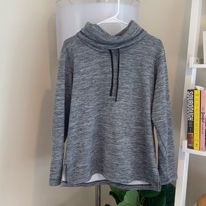 Columbia Grey Cowl Neck Pullover Size Medium